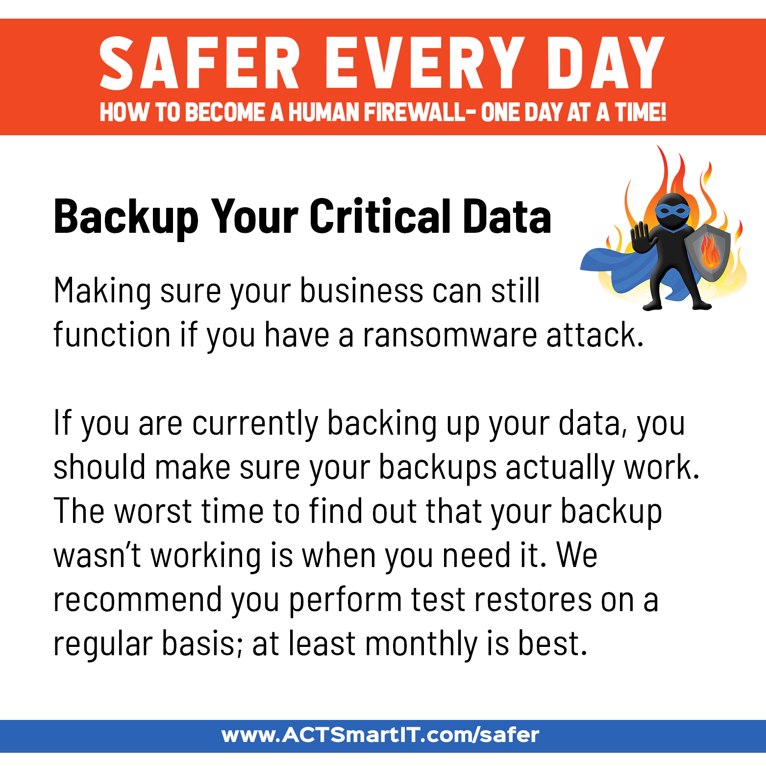 Backup Your Critical Data | ACTSmart IT