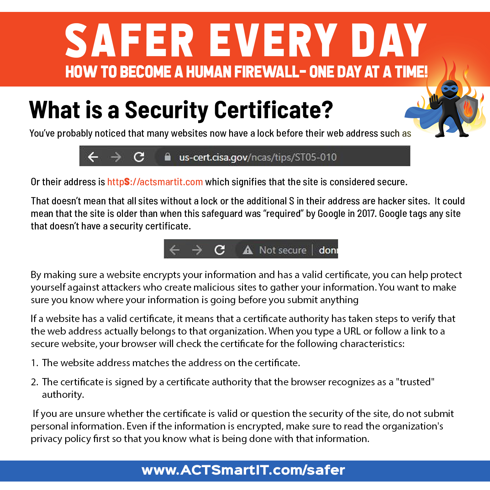 What is a Security Certificate? ACTSmart IT