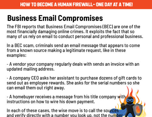 Business Email Compromises