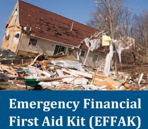 Emergency Financial Aid Kit for use after a disaster