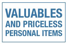 Valuables and Priceless Personal Items